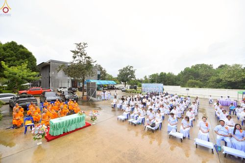 ภาพ No.249959:วันอังคารที่ 30 กันยายน พ.ศ. 2568 พิธีตอกเสามงคลต้นแรกอาคารเศรษฐีถาวร ที่พักผู้มาปฏิบัติธรรม ณ ศูนย์ปฏิบัติธรรมจันทบุรี