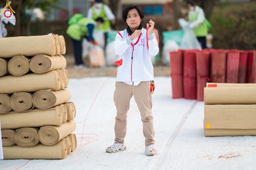 ภาพ No.113418:V.12 พลังหมู่ การเตรียมงาน เก็บงาน การรับบุญของเจ้าหน้าที่หน่วยงานต่างๆ เพื่อโครงการธรรมยาตรา ปีที่ 12 ระหว่างวันที่ 2 - 31 มกราคม พ.ศ. 2567