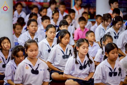 ภาพ No.272566:วันที่ 21 พฤศจิกายน พ.ศ. 2568 รวมพลังเด็กดี V-Star ผู้นำฟื้นฟูศีลธรรมโลก ประจำปี 2568 จังหวัดสุโขทัย ณ ศูนย์ปฏิบัติธรรมสุโขทัย