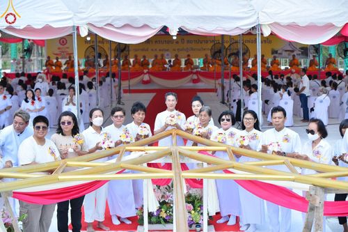 ภาพ No.124003:พิธีทอดผ้าป่า ปิดแผ่นทองค้ำฟ้า ครบรอบ 1 ปี สถาปนาอาคาร 80 ปี หลวงพ่อธัมมชโย ณ ศูนย์ปฏิบัติธรรมวิหารแดง ตำบลเจริญธรรม อำเภอวิหารแดง จ.สระบุรี วันที่ 18 กุมภาพันธ์ พ.ศ. 2567