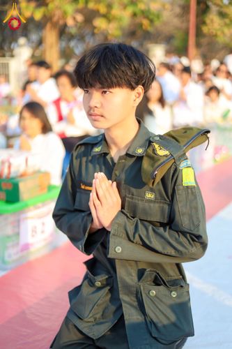 ภาพ No.208666:ตักบาตรพระ 1,743 รูป ครบรอบ 743 ปี นครน่าน ถวายเป็นพุทธบูชา น้อมบุญกุศลอุทิศให้บรรพบุรุษ วันอาทิตย์ ที่ 16 กุมภาพันธ์ พ.ศ. 2568 ณ ถนนคนเดินข่วงเมืองน่าน ต.ในเวียง อ.เมือง จ.น่าน