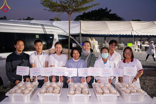 ภาพ No.115070:พิธีถวายภัตตาหารเป็นสังฆทาน แด่คณะพระธรรมยาตรา ปีที่ 12 วันที่ 19 มกราคม พ.ศ. 2567 ณ วัดโบสถ์(บน) บางคูเวียง จ.นนทบุรี