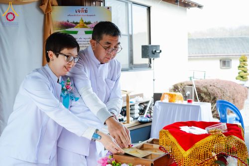 ภาพ No.316368:วันอาทิตย์ที่ 15 มีนาคม พ.ศ.2569 พิธีปฐมเริ่มหล่อองค์พระเจดีย์ เพื่อสร้างสันติภาพโลก บูชาธรรม ๘๒ ปี หลวงพ่อธัมมชโย  ณ วัดป่าธรรมกายนานาชาติโทชิหงิ ประเทศญี่ปุ่น