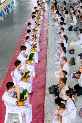ภาพ No.338171:วันอาทิตย์ต้นเดือน 5 กรกฎาคม พ.ศ.2569 พิธีตัดปอยผมสามเณรนานาชาติ AEC & WAB รุ่นที่ 1 ณ วัดพระธรรมกาย