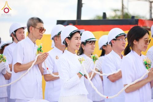 ภาพ No.336958:วันเสาร์ที่ 27 มิถุนายน 2569 พิธีทอดผ้าป่า พิธีตอกเสาเข็มมงคล องค์พระเจดีย์เพื่อสันติภาพโลก ณ ธุดงคสถานลุ่มน้ำฝาง อำเภอฝาง จังหวัดเชียงใหม่