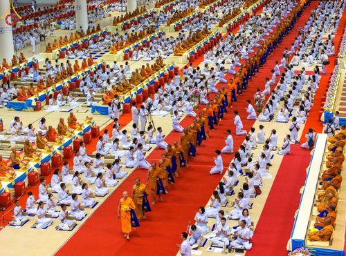 พิธีมุทิตาสักการะพระภิกษุ ผู้สอบได้เปรียญธรรม 9 ประโยคระดับโลกปีที่ 36, พิธีมอบโล่เกียรติยศและทุนการศึกษา สำนักเรียนบาลีดีเด่นทั่วประเทศ, พิธีถวายมหาสังฆทานคณะสงฆ์ 2,000 กว่าวัด ทั่วประเทศ ปีที่ 24, พิธีถวายไทยธรรมคณะสงฆ์ 323 วัด 4 จังหวัดชายแดนภาคใต้