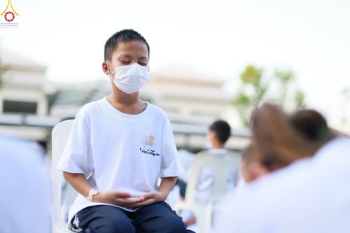 ภาพ No.78396:พิธีตัดปอยผม โครงการหน่อแก้วเปรียญธรรมรุ่นที่ 11  วันที่ 26 มีนาคม พ.ศ.2566  ณ หมู่กุฏิสามเณร อาคารค่ายจองแชมป์ วัดพระธรรมกาย