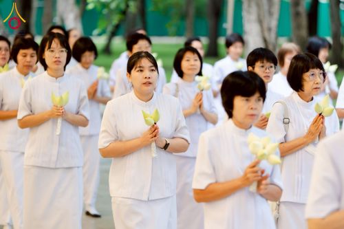 ภาพ No.223593:วันที่ 11 พฤษภาคม พ.ศ. 2568 พิธีบรรพชาของอุบาสก พิสิทธิ์ หมื่นแกล้ว  ณ วัดพระธรรมกาย