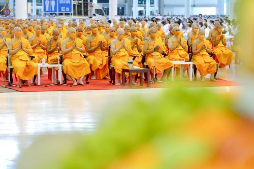ภาพ No.75577:วัดพระธรรมกายจัด งานบุญวันอาทิตย์ต้นเดือน  มีกิจกรรมดังนี้ พิธีตักบาตร, พิธีบูชาข้าวพระ พระธรรมยาตรารับประกาศนียบัตร โครงการธรรมยาตราฯ ปีที่ 11 ในวันที่ 5 กุมภาพันธ์ พ.ศ. 2566 ณ วัดพระธรรมกาย อ.คลองหลวง จ.ปทุมธานี