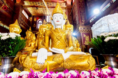 ภาพ No.224408:วันที่ 8 พฤษภาคม พ.ศ. 2568 พิธีถวายมหาสังฆทาน 101 วัด  บูชาธรรมอายุวัฒนมงคล 100 ปี สมเด็จอาชญาธรรมพระเจ้า สมเด็จพระสังฆราชแห่งคณะสงฆ์ไทยเขิน นครเชียงตุง ในนามพระครูบาไชยบูลย์ ธัมมชโย ณ วัดราชฐานหลวงเชียงยืน รัฐฉาน สาธารณรัฐแห่งสหภาพเมียนมา