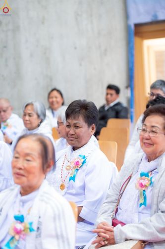 ภาพ No.256062:วันที่ 12 ตุลาคม พ.ศ. 2568 พิธีทอดกฐินวัดพระธรรมกายสวิตเซอร์แลนด์  ณ หอประชุมโรงเรียน Obergoldbach เมือง Bern ประเทศสวิตเซอร์แลนด์