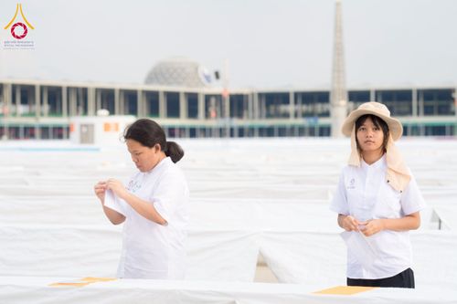 ภาพ No.217758:วันที่ 10-14 เมษายน พ.ศ. 2568 เจ้าหน้าที่อาสาสมัคร เตรียมงานวันคุ้มครองโลก ชุดที่ 2 วัดพระธรรมกาย จ.ปทุมธานี