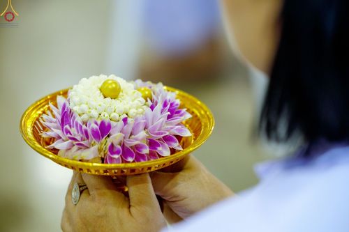 ภาพ No.76954:พิธีบูชาข้าวพระ ในวันมาฆบูชา อาทิตย์ต้นเดือนที่ 6 มีนาคม พ.ศ. 2566 ณ วัดพระธรรมกาย จ.ปทุมธานี