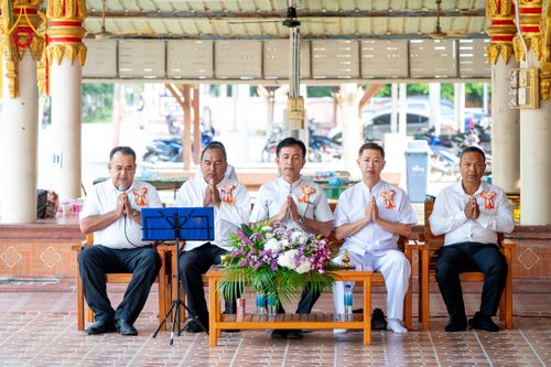 ภาพ No.208478:พิธีถวายสังฆทานแด่คณะสงฆ์ 323 วัด ปีที่ 21 ครั้งที่ 174 พิธีมอบกองทุนหนุนแรงใจช่วยครูใต้ ปีที่ 18 ครั้งที่ 138 และพิธีทำบุญอุทิศส่วนกุศลให้ผู้วายชนม์ ณ วัดบุณณาราม(วัดโคกงู) จ.นราธิวาส วันเสาร์ที่ 15 กุมภาพันธ์ พ.ศ.2568