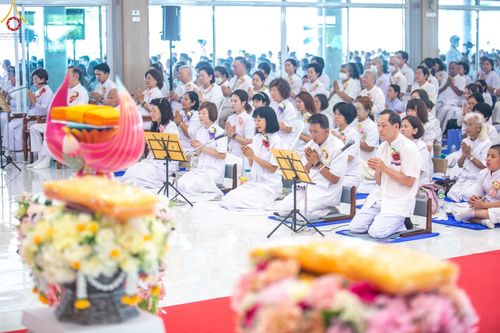 ภาพ No.128879:พิธีทอดผ้าป่าฉลองมหารัตนเจดีย์สิริปทุมสวรรค์ ณ ศูนย์ปฏิบัติธรรมภาคใต้ อ.บางกล่ำ จ.สงขลา วันที่ 10 มีนาคม พ.ศ. 2567