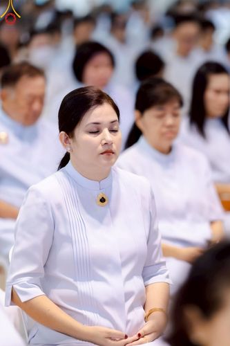 ภาพ No.222790:วันอาทิตย์ต้นเดือนที่ 4 พฤษภาคม พ.ศ. 2568 พิธีบูชาข้าวพระ ณ สภาธรรมกายสากล วัดพระธรรมกาย