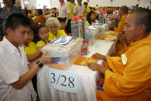 ภาพ No.3091:พิธีถวายสังฆทานแด่คณะสงฆ์ 266 วัด ใน 4 จังหวัดภาคใต้ ครั้งที่ 14