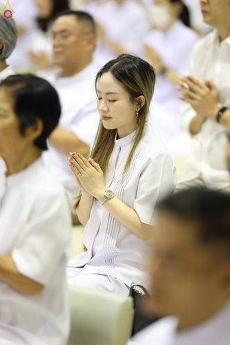 ภาพ No.337912:วันอาทิตย์ต้นเดือน 5 กรกฎาคม พ.ศ.2569 พิธีบูชาข้าวพระ ณ สภาธรรมกายสากล วัดพระธรรมกาย