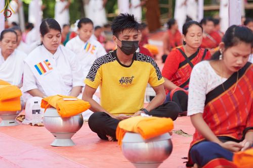 ภาพ No.64739:พิธีบรรพชาสามเณร โครงการบรรพชาสามเณร 500 รูป ประเทศบังกลาเทศ วันที่ 22 พฤศจิกายน พ.ศ. 2565