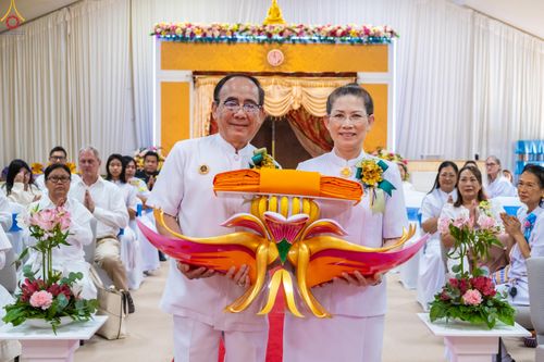 ภาพ No.284393:วันอาทิตย์ที่ 19 ตุลาคม พ.ศ.2568  พิธีทอดกฐินสามัคคี ณ วัดพระธรรมกายเท็กซัส สหรัฐอเมริกา