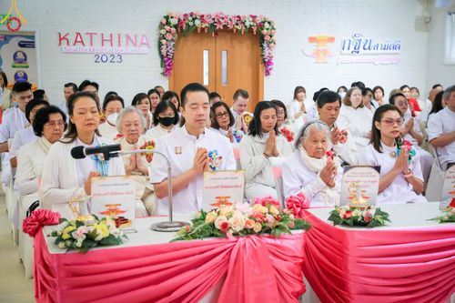 ภาพ No.93307:วัดพระธรรมกายซีแอตเติล รัฐวอชิงตัน ประเทศสหรัฐอเมริกา จัดพิธีทอดกฐินสามัคคี วันอาทิตย์ที่ 5 พฤศจิกายน พ.ศ. 2566