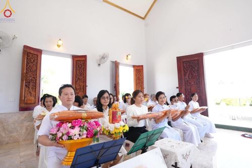 ภาพ No.167171:พิธีทอดกฐิน ณ วัดป่าสวนพฤกษชาติ ต.ทุ่งโพธิ์ อ.นาดี จ.ปราจีนบุรี ในโครงการกฐินสามัคคีทั่วไทย 30,000 วัด บูชาธรรม 80 ปี หลวงพ่อธัมมชโย โดยคณะศิษยานุศิษย์วัดพระธรรมกาย วันที่ 24 ตุลาคม พ.ศ. 2567