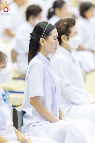 ภาพ No.134013:พิธีบูชาข้าวพระ  ในวันอาทิตย์ต้นเดือนที่ 7 เมษายน พ.ศ. 2567 ณ วัดพระธรรมกาย จ.ปทุมธานี