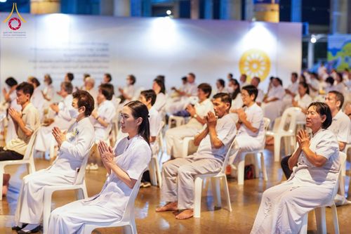 ภาพ No.125180:พิธีฉลองชัยสวดธัมมจักกัปปวัตตนสูตร ครบ 6,152,001,250 จบ ณ มหารัตนวิหารคด วัดพระธรรมกาย วันเสาร์ 24 กุมภาพันธ์ พ.ศ. 2567