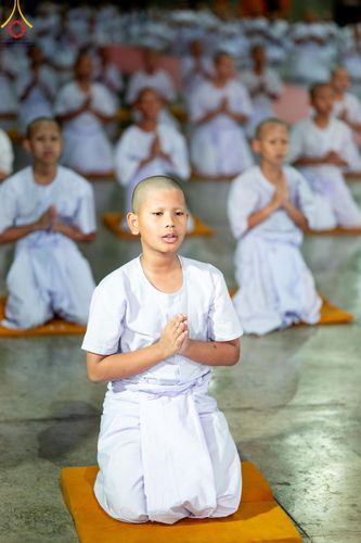ภาพ No.133645:นาคธรรมทายาทปฏิบัติธรรมก่อนบวช ในโครงการบรรพชาสามเณร ฟื้นฟูพระพุทธศาสนาทั่วไทย ศูนย์อบรมวัดพระธรรมกาย วันที่ 3 เมษายน พ.ศ. 2567