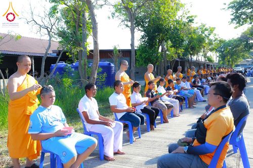 ภาพ No.317310:วันอาทิตย์ที่ 29 มีนาคม พ.ศ. 2569 พิธีตัดปอยผมและปลงผม ว่าที่สามเณร ศูนย์อบรมเยาวชนนครปฐม