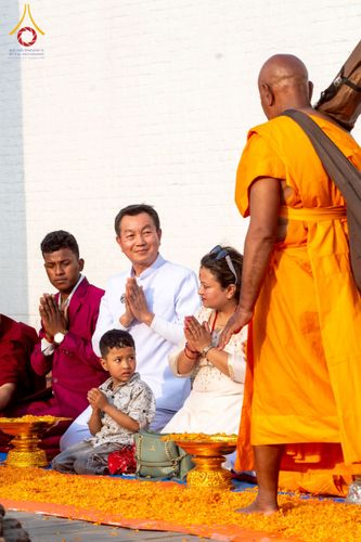 ภาพ No.212872:วันที่ 14 - 15 มีนาคม พ.ศ. 2568 คณะสงฆ์และสามเณรเดินธรรมยาตรา ในโครงการบวชสามเณรเนปาล 500 รูป ไปยังสถานที่รอบมายาเทวีและลุมพินีเกรด ณ ลุมพินี ประเทศเนปาล