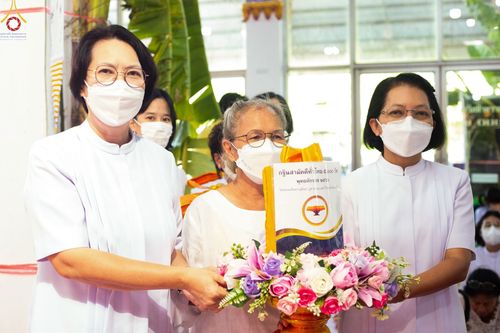 ภาพ No.91861:พิธีทอดกฐินสามัคคีทั่วไทย  ณ วัดบัวทอง  ต.บ้านปทุม อ.สามโคก จ.ปทุมธานี วันจันทร์ที่ 30 ตุลาคม พ.ศ. 2566