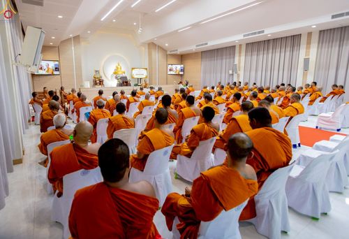 ภาพ No.236981:วันพุธที่ 6 สิงหาคม พ.ศ. 2568 ขึ้น 12 ค่ำ เดือน 5 การประชุมพระสังฆาธิการและพระนวกะ ในเขตปกครองคณะสงฆ์อำเภอเขาชัยสน  และอำเภอบางแก้ว ประจำปี ๒๕๖๘ ณ ศูนย์ปฏิบัติธรรมพัทลุง ตำบลควนขนุน อำเภอเขาชัยสน จังหวัดพัทลุง