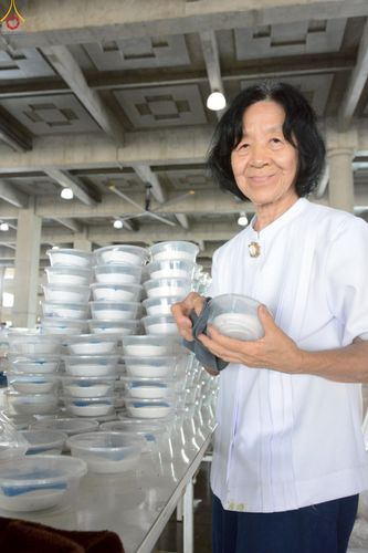 ภาพ No.246663:วันที่ 12 กันยายน พ.ศ. 2568 การเก็บงาน จัดเก็บไฟ LED ของเจ้าหน้าที่ทุกสถานะ ณ วิหารคด วัดพระธรรมกาย