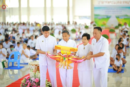 ภาพ No.97530:พิธีทอดกฐินสามัคคีเพื่อสร้างกำแพงแก้ว ณ ธุดงคสถานนครสวรรค์  วันที่ 19 พฤศจิกายน พ.ศ. 2566