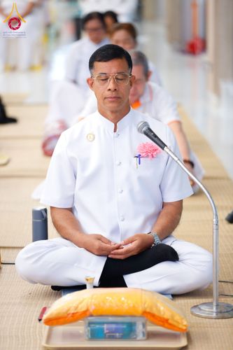 ภาพ No.128114:พิธีถวายภัตตาหารเป็นสังฆทาน แด่คณะพระธรรมยาตราฯ ในโครงการธรรมยาตราอัญเชิญพระบรมสารีริกธาตุ  ประดิษฐาน ณ มหารัตนเจดีย์สิริปทุมสวรรค์ อ.บางกล่ำ จ.สงขลา วันที่ 10 มีนาคม พ.ศ. 2567