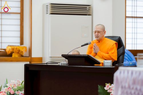 ภาพ No.220936:วันที่ 13 เมษายน พ.ศ. 2568 พิธีโปรยรัตนชาติปฐมเริ่มสถาปนาเจดีย์ และ พิธีเปิดหมู่บ้านปฏิบัติธรรม เพื่อการบรรลุธรรม ณ วัดป่าธรรมกายนานาชาติโทชิหงิ  ประเทศญี่ปุ่น