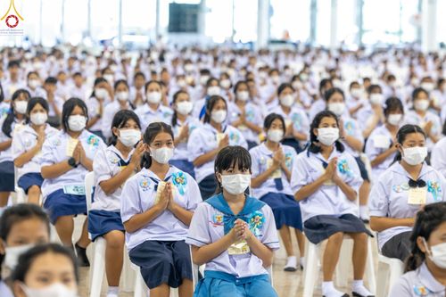 ภาพ No.89628:อบรมเชิงปฏิบัติการจัดกิจกรรมทอดกฐินสัมฤทธิ์ และพิธีมอบผ้าไตรประธานกฐินสัมฤทธิ์เด็กดี V-Star ประจำปีพุทธศักราช 2566  วันเสาร์ที่ 9 กันยายน พ.ศ. 2566 ณ สภาธรรมกายสากล วัดพระธรรมกาย จ.ปทุมธานี