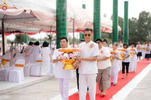 ภาพ No.123960:พิธีทอดผ้าป่า ปิดแผ่นทองค้ำฟ้า ครบรอบ 1 ปี สถาปนาอาคาร 80 ปี หลวงพ่อธัมมชโย ณ ศูนย์ปฏิบัติธรรมวิหารแดง ตำบลเจริญธรรม อำเภอวิหารแดง จ.สระบุรี วันที่ 18 กุมภาพันธ์ พ.ศ. 2567