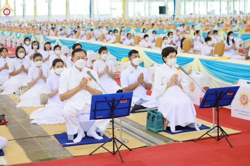 ภาพ No.85148:บรรยากาศการต้อนรับพระสังฆาธิการทั่วประเทศ และพิธีบูชาข้าวพระในวันสมาธิโลก วันอาทิตย์ต้นเดือนที่ 6 สิงหาคม พ.ศ. 2566 ณ สภาธรรมกายสากล วัดพระธรรมกาย