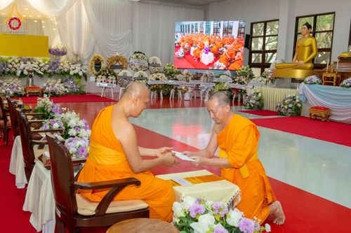 ภาพ No.315320:วันอังคารที่ 24 มีนาคม พ.ศ. 2569 พิธีบำเพ็ญกุศล คุณพ่อณรงค์ จินตมากุล  สิริอายุ 99 ปี 11 เดือน โยมบิดา พระครูปลัดรัตนวีรวัฒน์ (รังสฤษดิ์ อิทฺธิจินตโก) ที่ปรึกษาเจ้าคณะจังหวัดปทุมธานี เจ้าอาวาสวัดพระธรรมกาย  ณ ห้องปลูกศรัทธา 2 วัดพระธรรมกาย ปทุมธานี