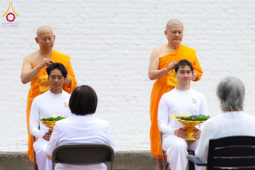 ภาพ No.336667:วันศุกร์ที่ 12 มิถุนายน พ.ศ. 2569 พิธีตัดปอยผมและพิธีปลงผมนาคธรรมทายาท  ภาคพื้นยุโรป รุ่นที่ 11   ณ วัดพระธรรมกายเบลเยียม ประเทศเบลเยียม