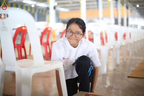 ภาพ No.59690:V.39 ทุ่มสุดใจ ธรรมชัย 80 ปี การเตรียมงาน การปฏิบัติงาน ของเจ้าหน้าที่หน่วยงานต่างๆ เพื่อพิธีฉลองอายุวัฒนมงคล 80 ปี หลวงพ่อธัมมชโย และรับถวายมหาสังฆทาน 10,000 กว่าวัดทั่วประเทศ ในวันคุ้มครองโลก จันทร์ที่ 22 เมษายน พ.ศ. 2567