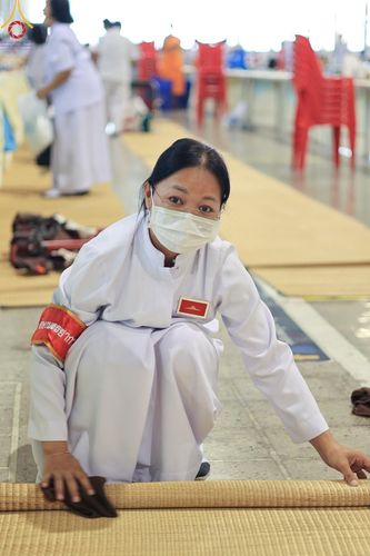 ภาพ No.58277:V.41 เทหมดใจ  ลุยต่อไป ร้อยซาวปี การเตรียมงาน การปฏิบัติงาน และการเก็บงาน ของเจ้าหน้าที่หน่วยงานต่างๆ เพื่อพิธีฉลองอายุวัฒนมงคล 80 ปี หลวงพ่อธัมมชโย และรับถวายมหาสังฆทาน 10,000 กว่าวัดทั่วประเทศ ในวันคุ้มครองโลก จันทร์ที่ 22 เมษายน พ.ศ. 2567