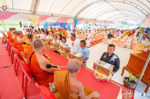 ภาพ No.161111:พิธีถวายมหาสังฆทาน 31 วัด , พิธีบุพเปตพลี , พิธีไถ่ชีวิตโค และ ปล่อยพันธ์ุปลาจำนวน 50,000 ชีวิต ณ ศูนย์การศึกษาจอมบึง ต.รางบัว อ.จอมบึง จ.ราชบุรี วันที่ 28 กันยายน พ.ศ. 2567