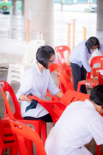 ภาพ No.218316:วันที่ 12-18 เมษายน พ.ศ. 2568 พระภิกษุและเจ้าหน้าที่อาสาสมัคร เตรียมพื้นที่ต้อนรับพักค้างพระสังฆาธิการ เนื่องในงานวันคุ้มครองโลก 22 เมษายน พ.ศ. 2568