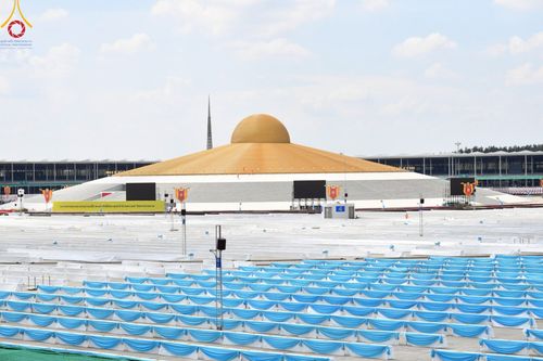 ภาพ No.218672:วันพฤหัสบดีที่ 17 เมษายน พ.ศ. 2568 การเตรียมงานในลานธรรม , สภาธรรมกายสากล , วิหารคด  เพื่องานวันคุ้มครองโลก 22 เมษายน พ.ศ. 2568