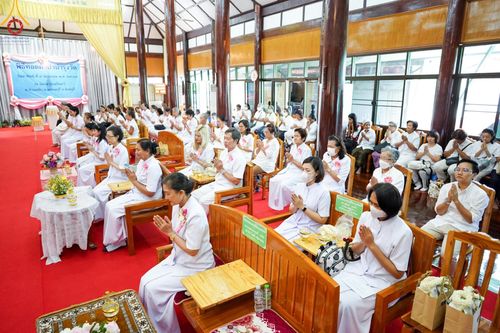 ภาพ No.140498:พิธีตอกเสาเข็มเป็นปฐมฤกษ์ เพื่อสร้างกุฎิและหอสวดมนต์ และพิธีทอดผ้าป่าบำรุงวัด ณ วัดกลางธนรินทร์ ต.บ้านแป้ง อ.พรหมบุรี จ.สิงห์บุรี วันอาทิตย์ที่ 9 มิถุนายน พ.ศ.2567