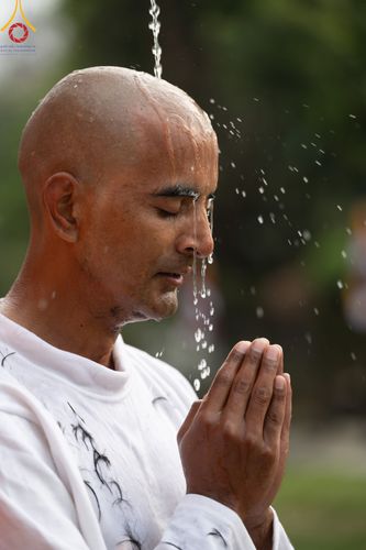 ภาพ No.313379:วันพุธที่ 11 มีนาคม พ.ศ. 2569 พิธีตัดปอยผมโครงการบรรพชาสามเณร  ณ วัดอเชศวร (Aksheswar Mahavihar) ประเทศเนปาล