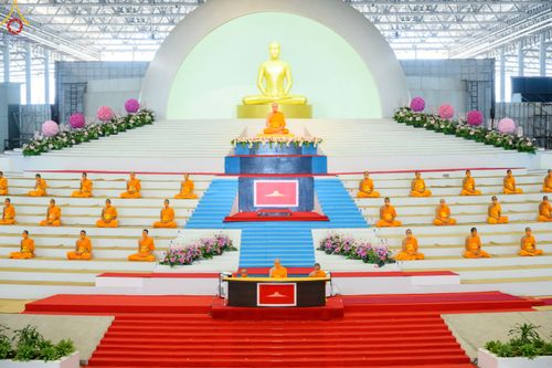 ภาพ No.77704:พิธีหล่อพระบรมพุทธเจ้า ทิศตะวันตก  วันอาทิตย์ที่ 19 มีนาคม พ.ศ. 2566 ณ วัดพระธรรมกาย จ.ปทุมธานี